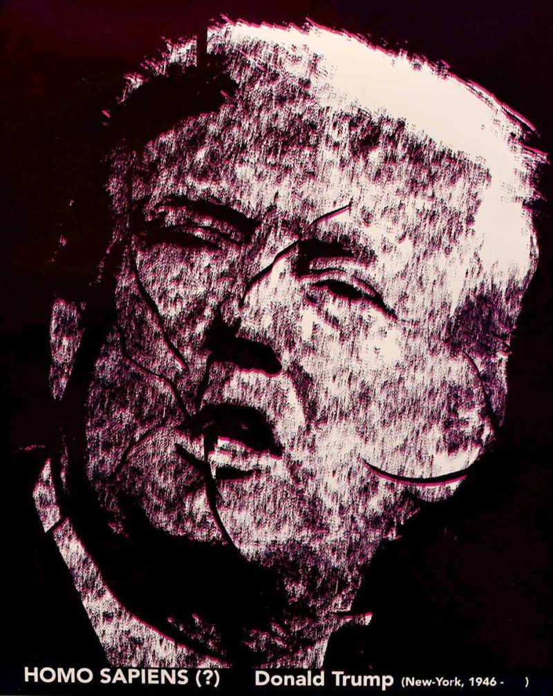 serigraphie-donald-trump-omo-sapiens-?