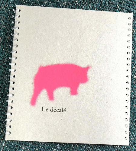 couverture spirale edition d'un livre en serigraphie